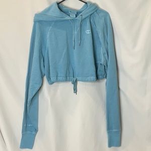 Champion Cropped Hoodie Medium